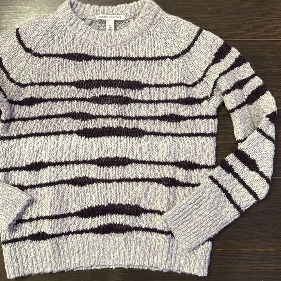 Autumn Cashmere Striped Sweater, XS - Picture 4 of 8